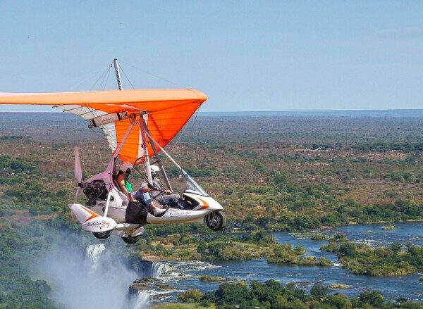 Microlight Flight over Victoria Falls