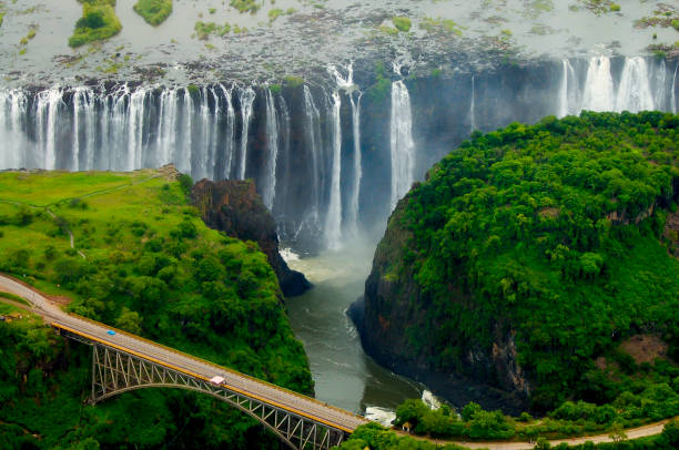 Victoria Falls guided tour view