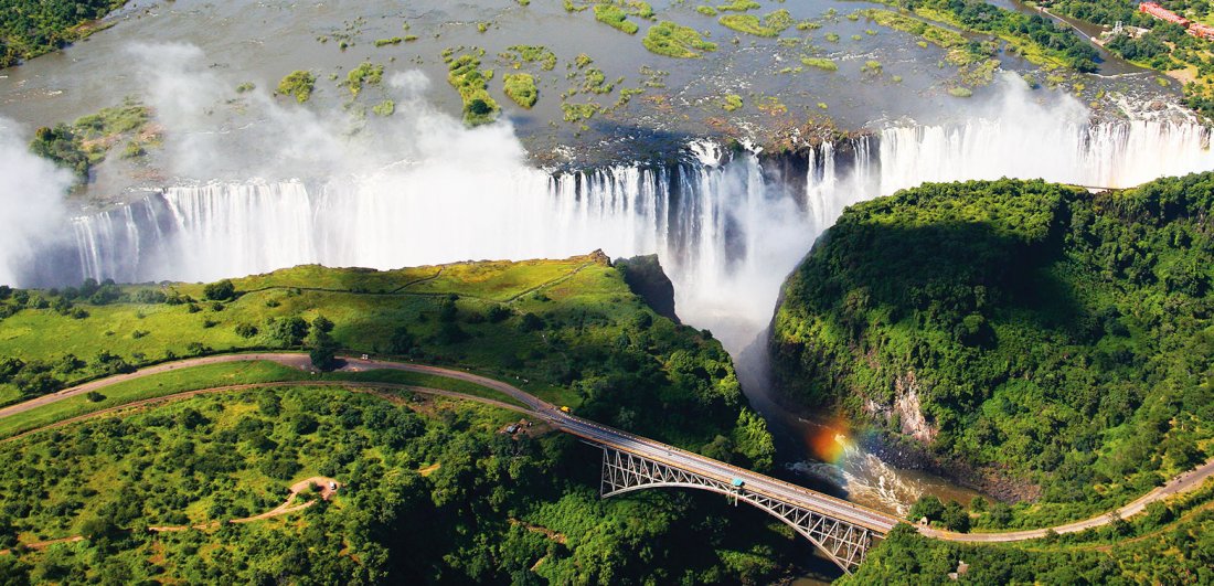 Victoria Falls landscape and gorge
