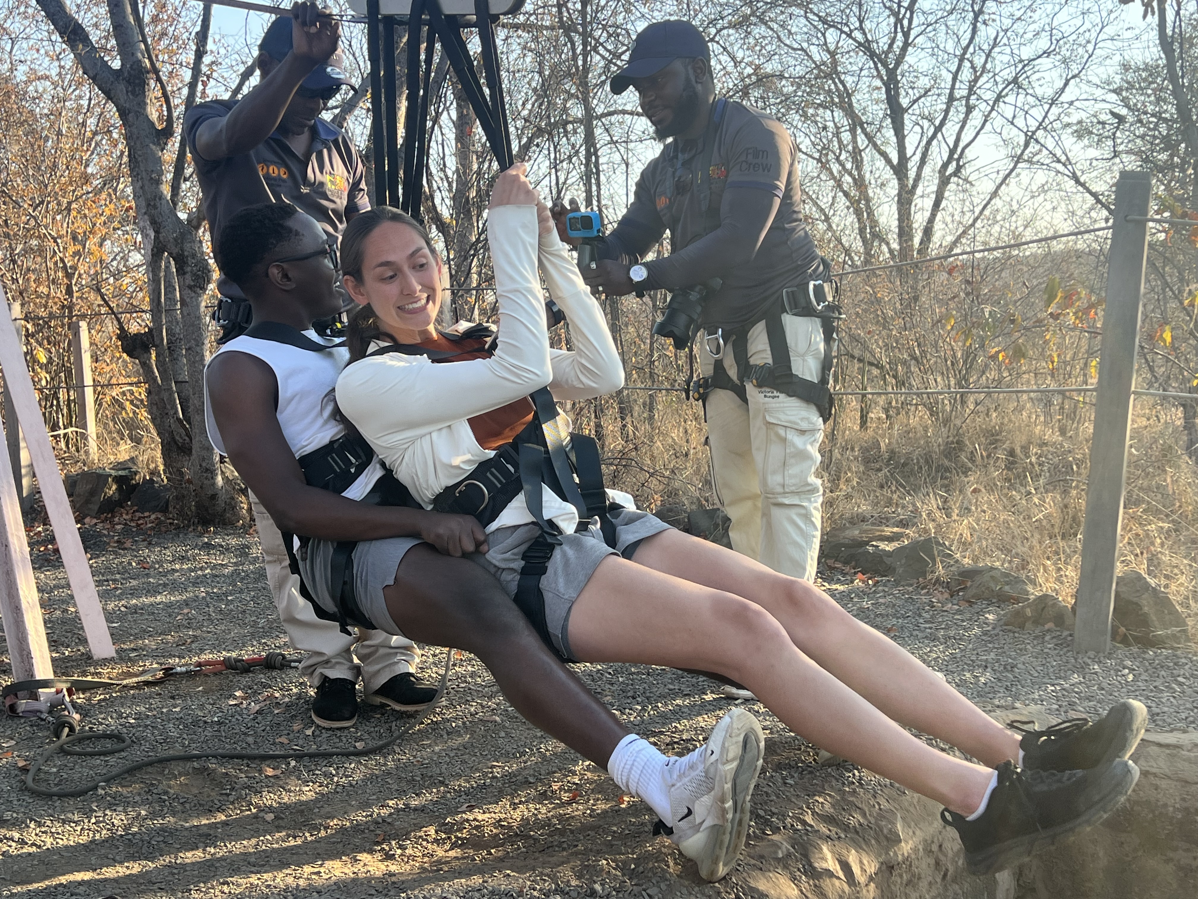 Bridge Slide experience at Victoria Falls