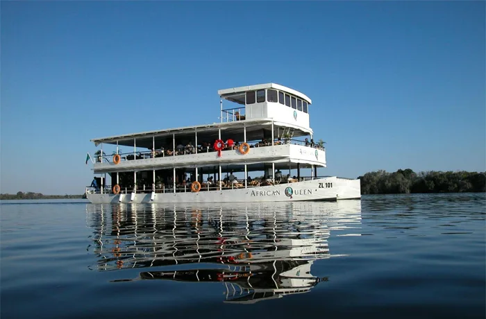African Queen cruise on the upper Zambezi
