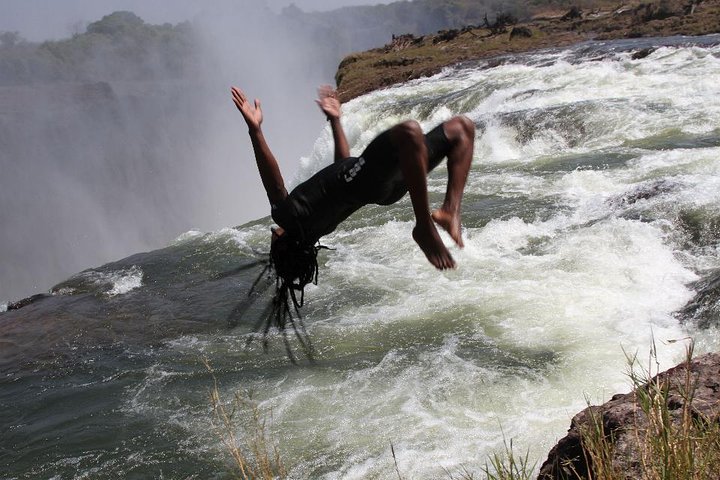 Victoria Falls view from Livingstone Island