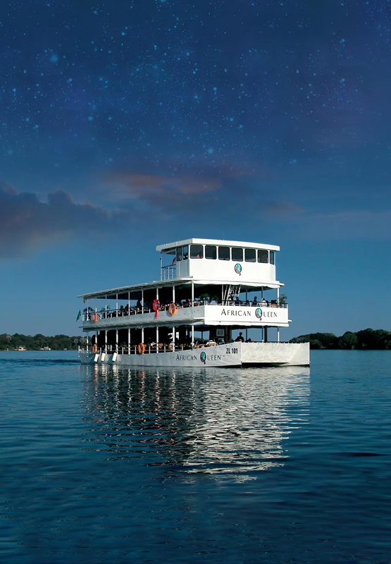 African Queen night boat cruise on the Zambezi River