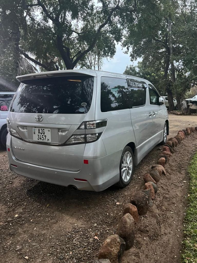 Toyota Vellfire car hire in Livingstone